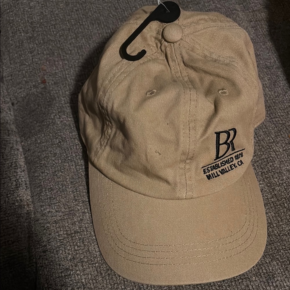 Banana Republic Beige Cap with Embroidered Logo Unisex NWOT